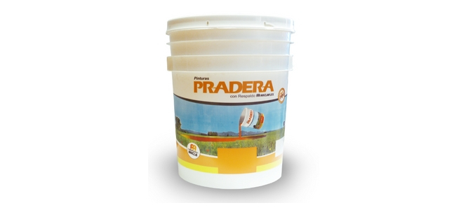 Pintura latex PPRADERA p/placa de yeso, balde 20lts.
